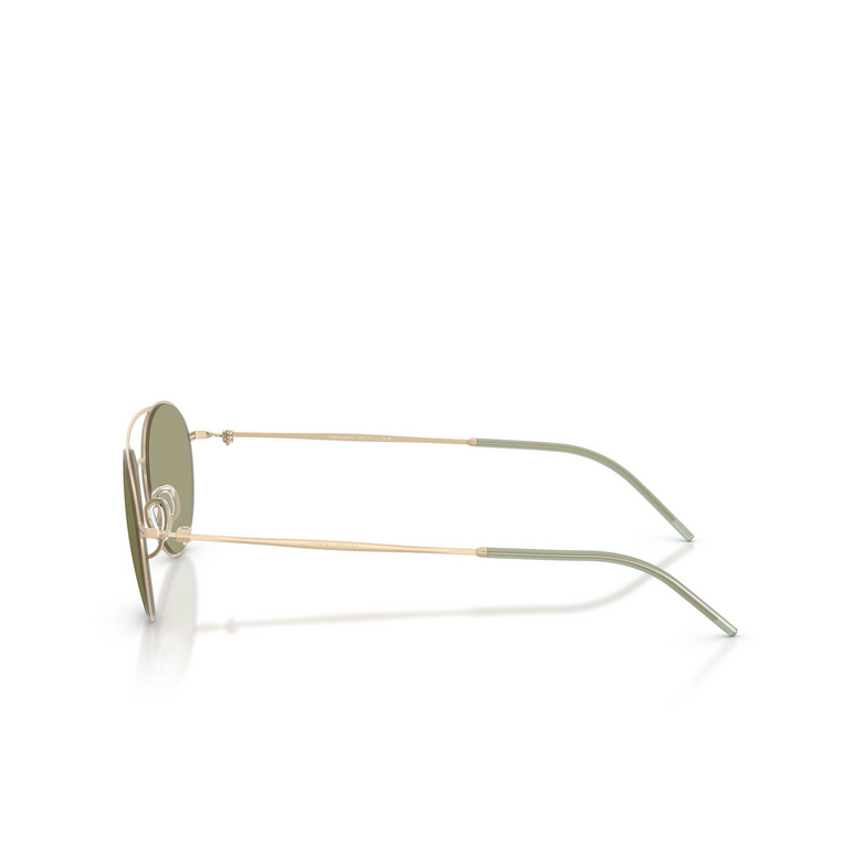 Gafas de sol Giorgio Armani AR6169 30022A matte pale gold - 3/4