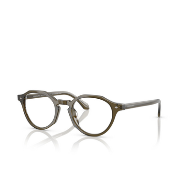 Giorgio Armani AR7264U Korrektionsbrillen 6169 transparent green - Dreiviertelansicht