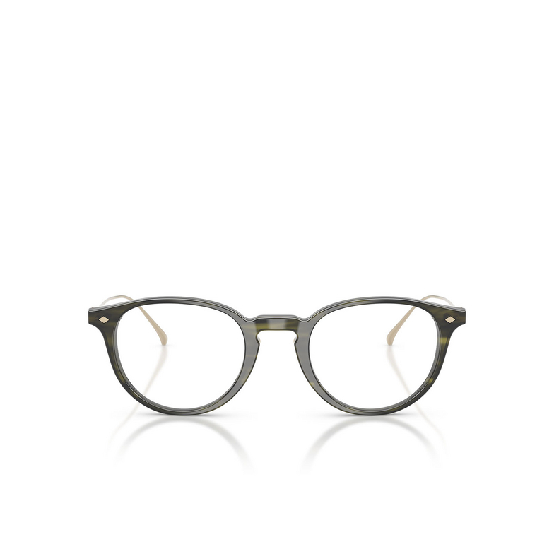 Lunettes de vue Giorgio Armani AR7270T 6208 striped green - 1/5