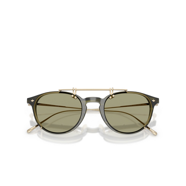Giorgio Armani AR7270T Korrektionsbrillen 6208 striped green - Dreiviertelansicht