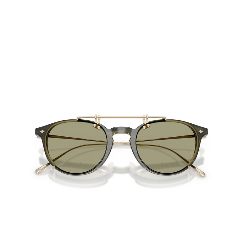 Lunettes de vue Giorgio Armani AR7270T 6208 striped green - 2/5