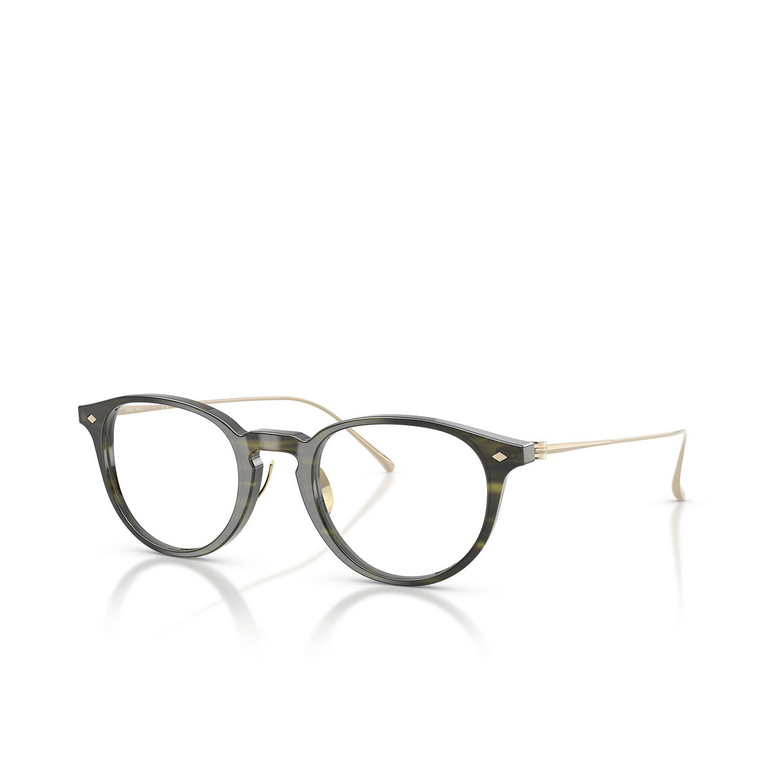 Lunettes de vue Giorgio Armani AR7270T 6208 striped green - 3/5