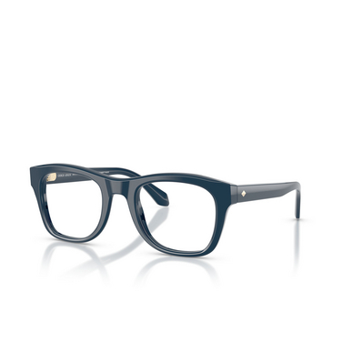 Giorgio Armani AR7273 Eyeglasses 6223 solid blue - three-quarters view