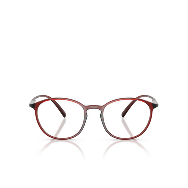 Gafas graduadas Giorgio Armani AR7275U 6237 transparent bordeaux - Vista delantera