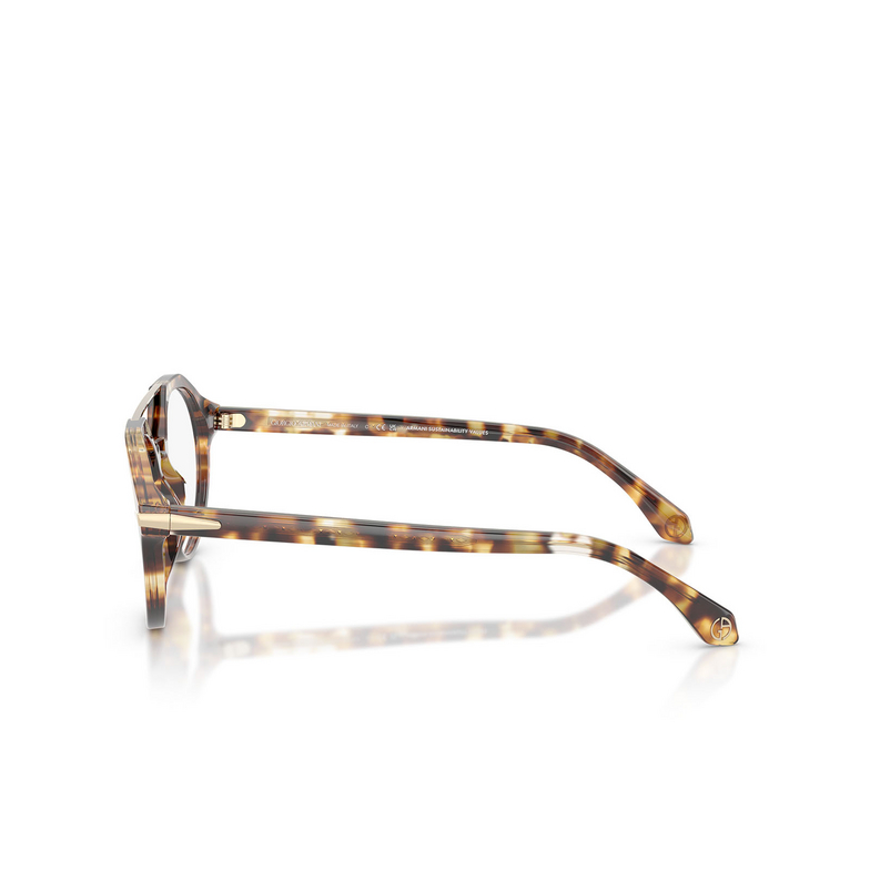 Gafas graduadas Giorgio Armani AR7278U 6232 havana gialla - 3/4