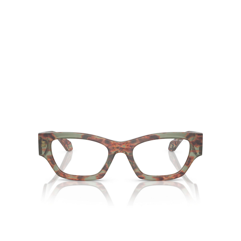 Lunettes de vue Giorgio Armani AR8185U 59771W green havana - 1/5