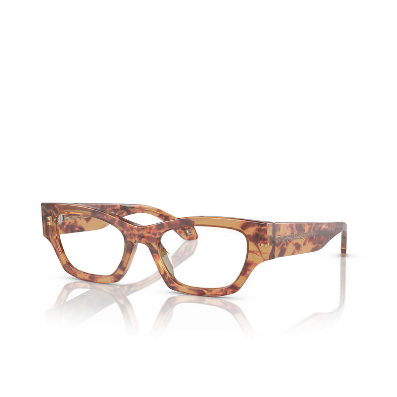 Lunettes de vue Giorgio Armani AR8185U 59781W orange havana - 3/5