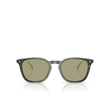 Giorgio Armani AR8226T Sunglasses 62082A striped green - front view