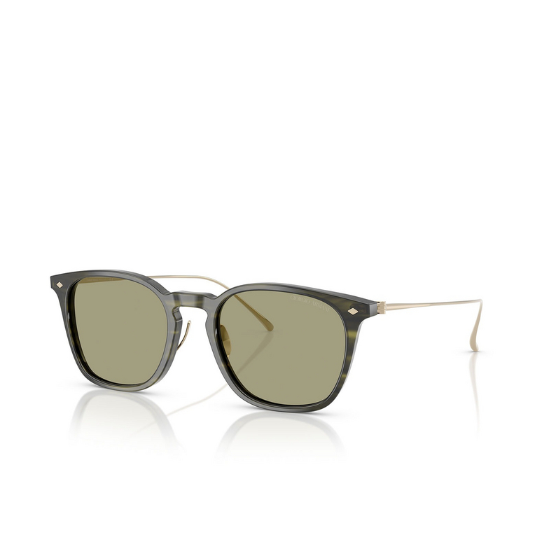 Giorgio Armani AR8226T Sunglasses 62082A striped green - 2/4
