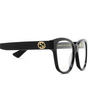 Gucci GG0038ON Eyeglasses 001 black - product thumbnail 3/4