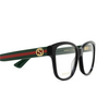 Gucci GG0038ON Eyeglasses 011 black - product thumbnail 3/4