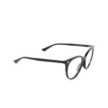 Lunettes de vue Gucci GG0093O 007 brown - Vue trois quarts