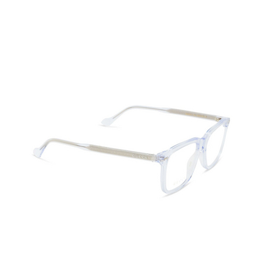 Gucci GG0737O Eyeglasses 018 crystal - three-quarters view