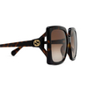 Gafas de sol Gucci GG0876SA 002 havana - Miniatura del producto 3/4