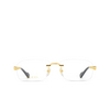 Occhiali da vista Gucci GG1221O 001 gold - anteprima prodotto 1/4