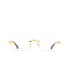 Occhiali da vista Gucci GG1221O 002 gold - anteprima prodotto 1/4