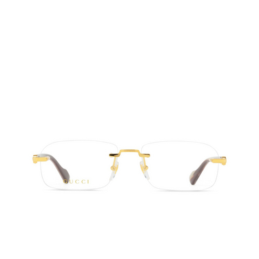 Lunettes de vue Gucci GG1221O 002 gold - Vue de face