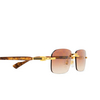 Occhiali da sole Gucci GG1221S 004 gold - anteprima prodotto 3/4