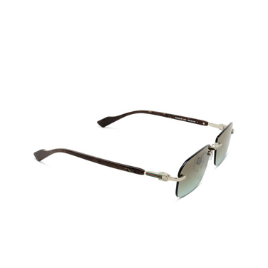 Gucci GG1221S Sunglasses 008 silver - three-quarters view