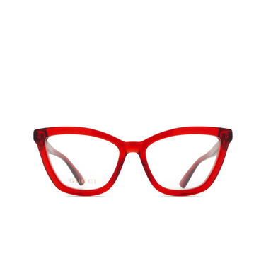 Lunettes de vue Gucci GG1686O 009 red - Vue de face