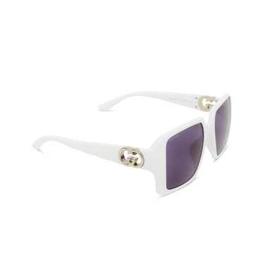 Gucci GG1692SA Sonnenbrillen 003 white - Dreiviertelansicht
