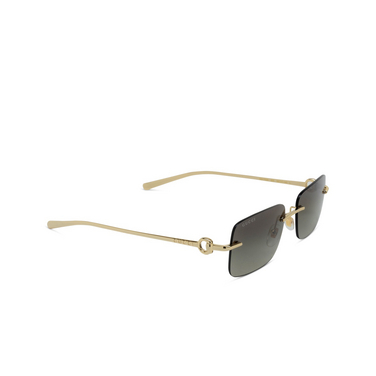 Occhiali da sole Gucci GG1703S 005 gold - tre quarti