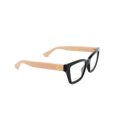 Lunettes de vue Gucci GG1715O 006 black - Vue trois quarts