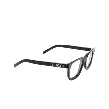 Gucci GG1721O Korrektionsbrillen 001 black - Dreiviertelansicht