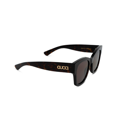 Gucci GG1789S Sunglasses 002 havana - three-quarters view