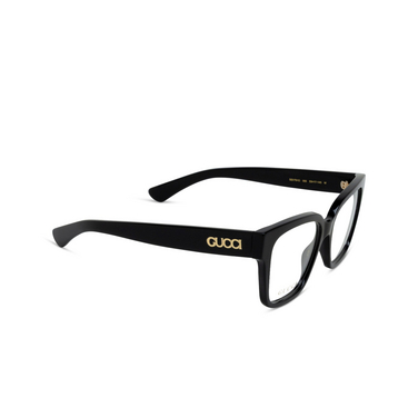 Gucci GG1791O Eyeglasses 005 black - three-quarters view