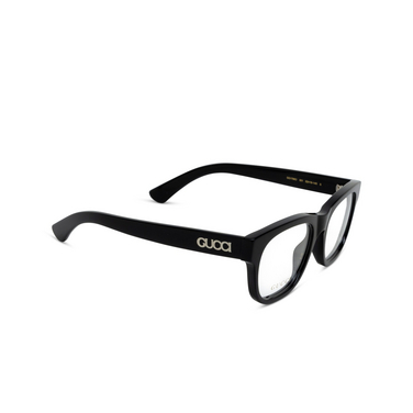 Gafas graduadas Gucci GG1796O 001 black - Vista tres cuartos