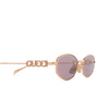 Gucci GG1802S Sunglasses 003 gold - product thumbnail 3/4