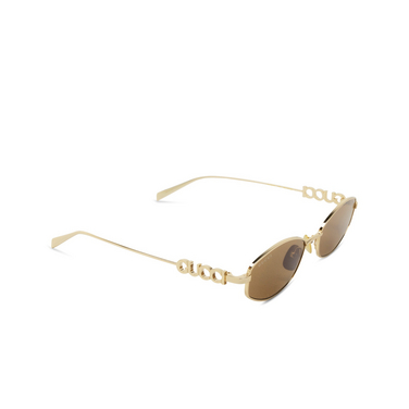 Gucci GG1802S Sunglasses 005 gold - three-quarters view