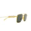 Gucci GG1804S Sunglasses 001 gold - product thumbnail 3/4