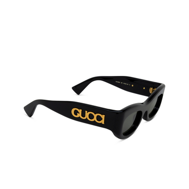 Gucci GG1809S Sunglasses 001 black - three-quarters view