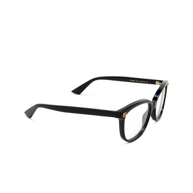 Gafas graduadas Gucci GG1816O 001 black - Vista tres cuartos