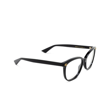 Lunettes de vue Gucci GG1816O 005 black - Vue trois quarts