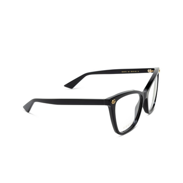 Occhiali da vista Gucci GG1817O 001 black - tre quarti