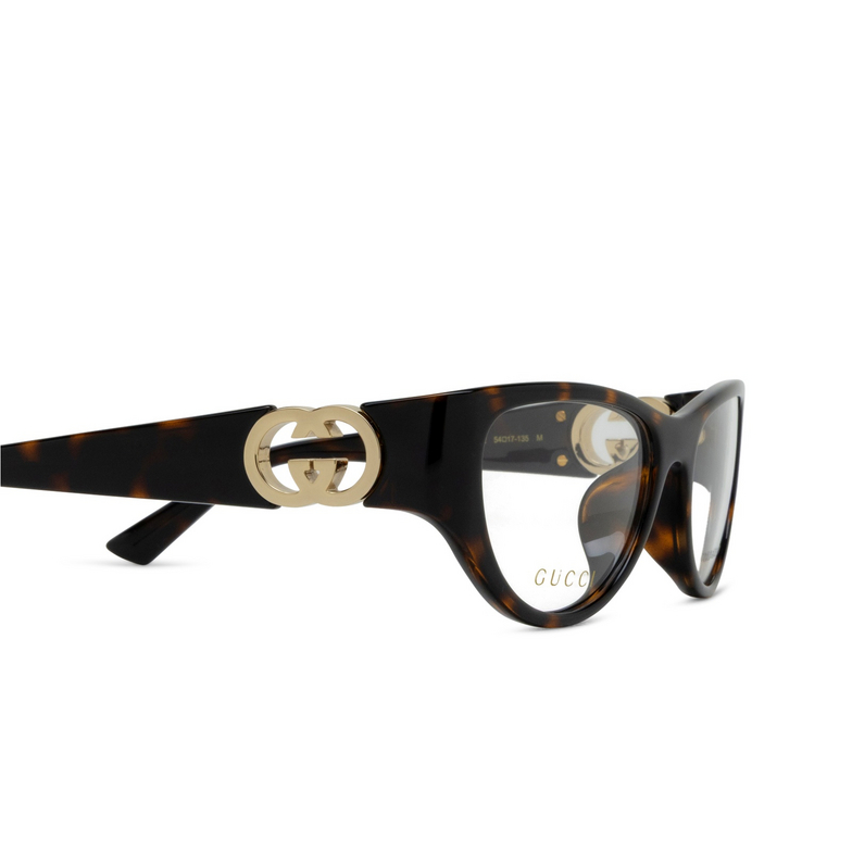 Gucci GG1825O Eyeglasses 002 havana - 3/4