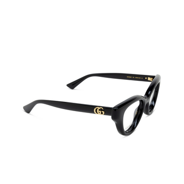 Gucci GG1832O Korrektionsbrillen 001 black - Dreiviertelansicht