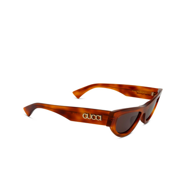 Gucci GG1834S Sonnenbrillen 002 havana - Dreiviertelansicht