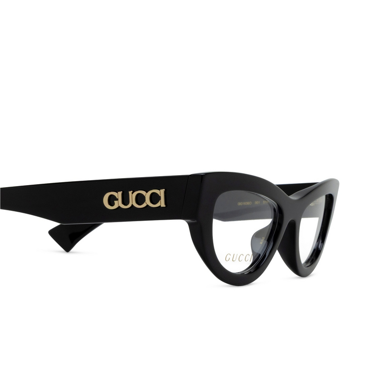 Gafas graduadas Gucci GG1836O 001 black - 3/4