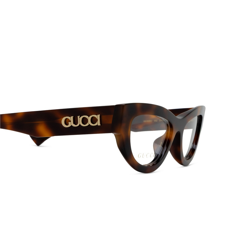 Gafas graduadas Gucci GG1836O 002 havana - 3/4