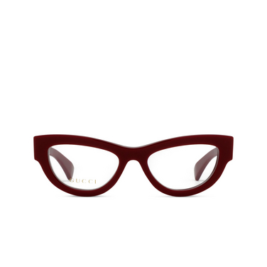 Occhiali da vista Gucci GG1836O 003 burgundy - frontale
