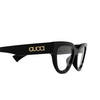 Gucci GG1837O Eyeglasses 001 black - product thumbnail 3/4