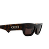 Occhiali da sole Gucci GG1839S 002 havana - anteprima prodotto 3/4