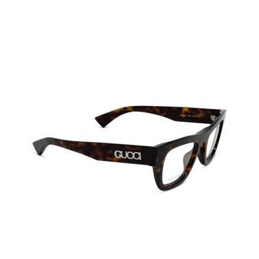Gucci GG1840O Korrektionsbrillen 006 havana - Dreiviertelansicht
