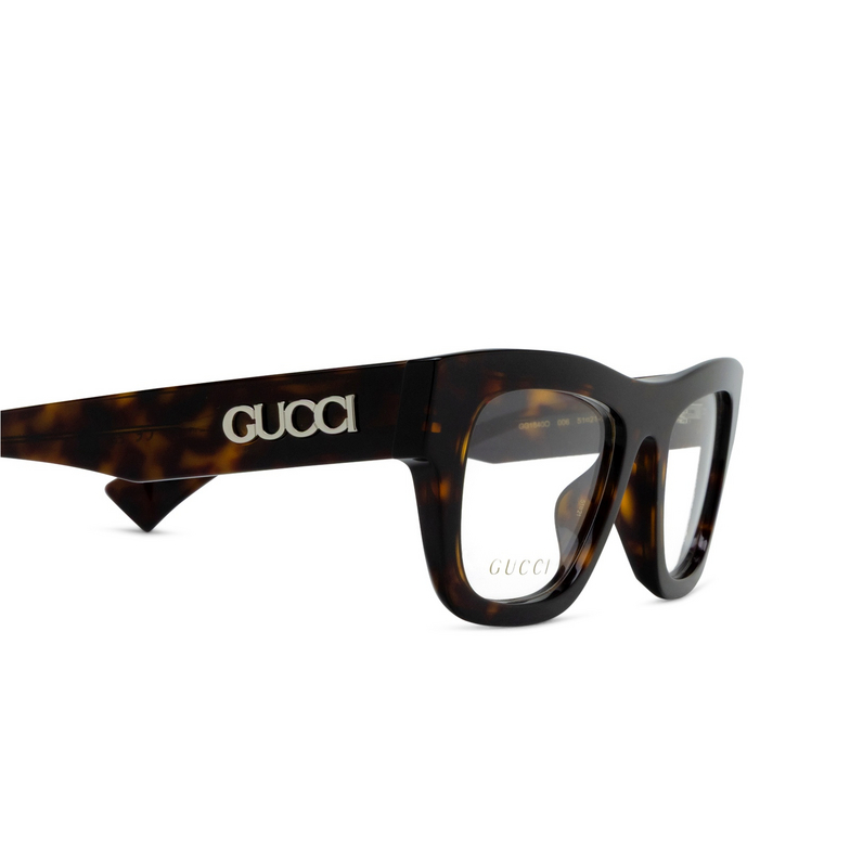 Gucci GG1840O Korrektionsbrillen 006 havana - 3/4