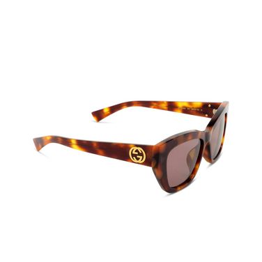 Gucci GG1844SA Sonnenbrillen 003 havana - Dreiviertelansicht