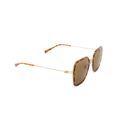 Gucci GG1850SA Sunglasses 002 havana - three-quarters view